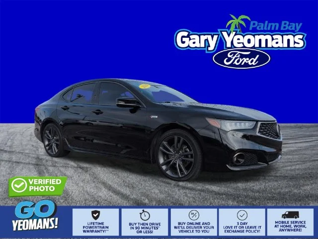 Certified Used 2019 Crystal Black Pearl Acura 3.5L Technology Pkg w/A-Spec Pkg image 1