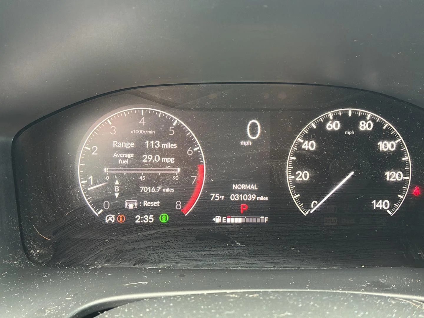 Used 2024 Canyon River Blue Metallic Honda EX image 2