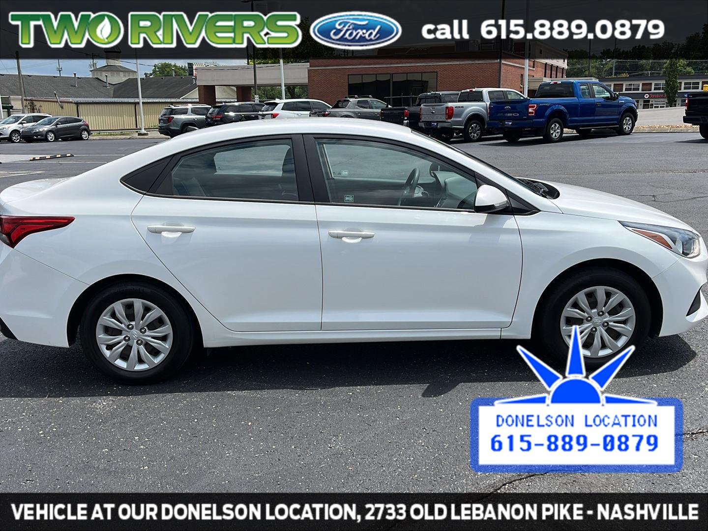 Used 2020 Frost White Pearl Hyundai SE image 10