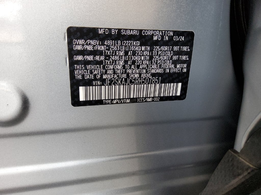 Used 2024 Silver Subaru Wilderness image 20