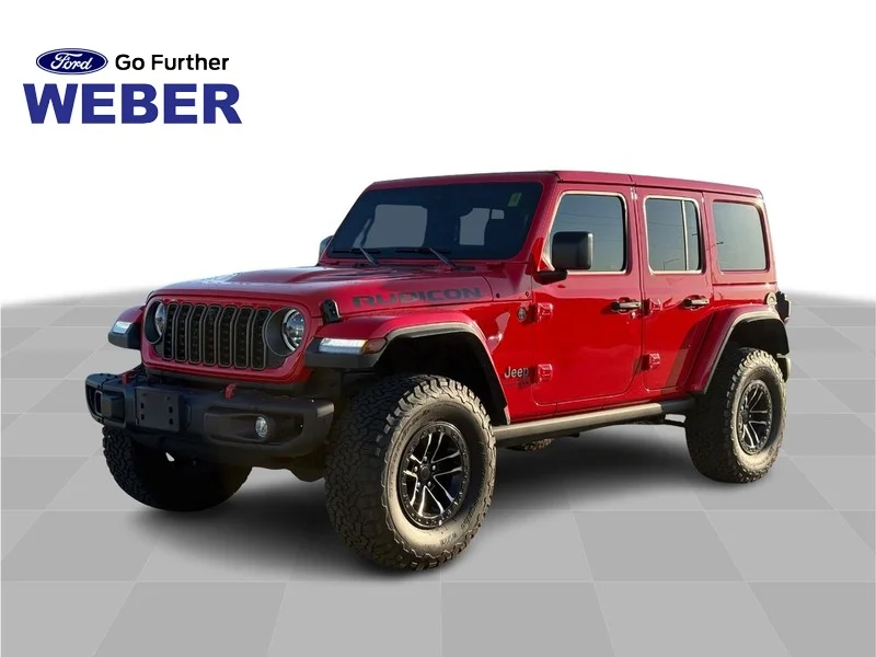 Used 2025 Firecracker Red Clearcoat Jeep Rubicon X 4 Door 4x4 image 1