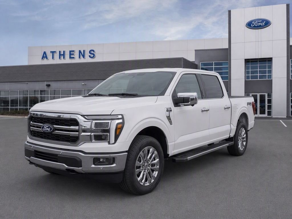 New 2026 Star White Metallic Tri-Coat Ford Lariat® image 2