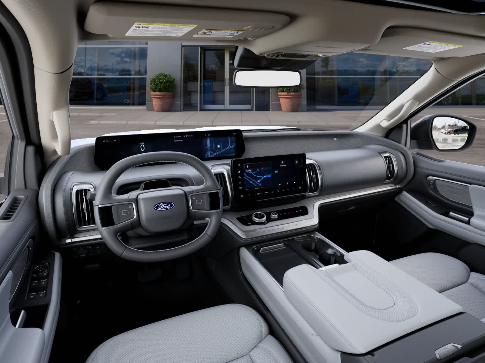 New 2027 Star White Metallic Tri-Coat Ford Platinum image 9