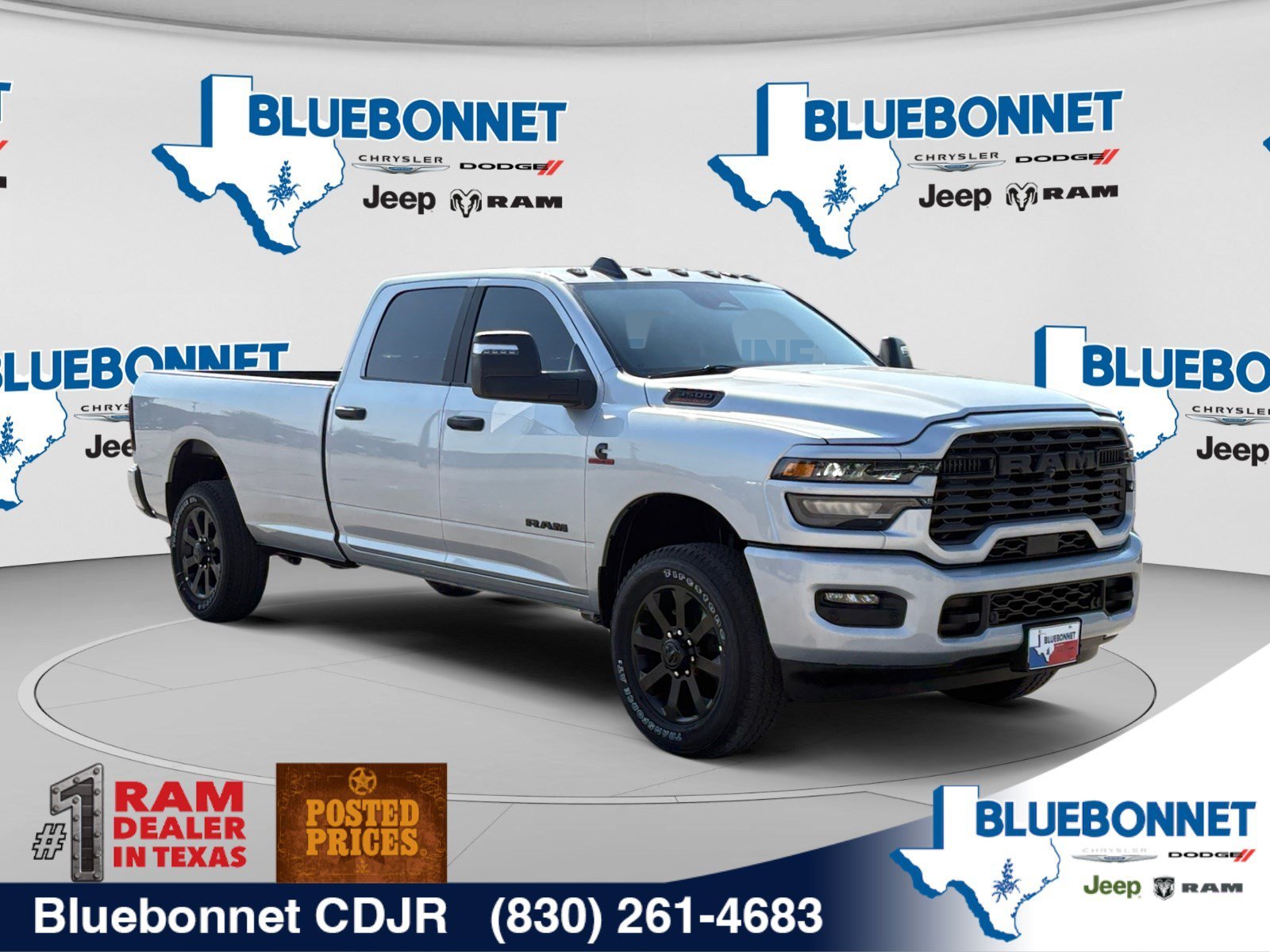 New 2027 Silver-Zynith Exterior Paint RAM Lone Star image 3
