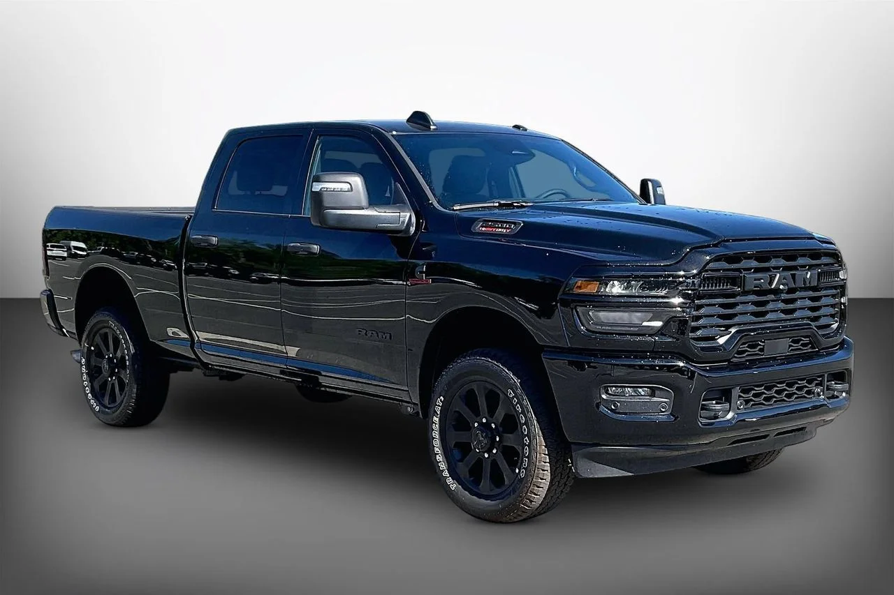 New 2026 Diamond Black Crystal Pearlcoat RAM Big Horn image 1