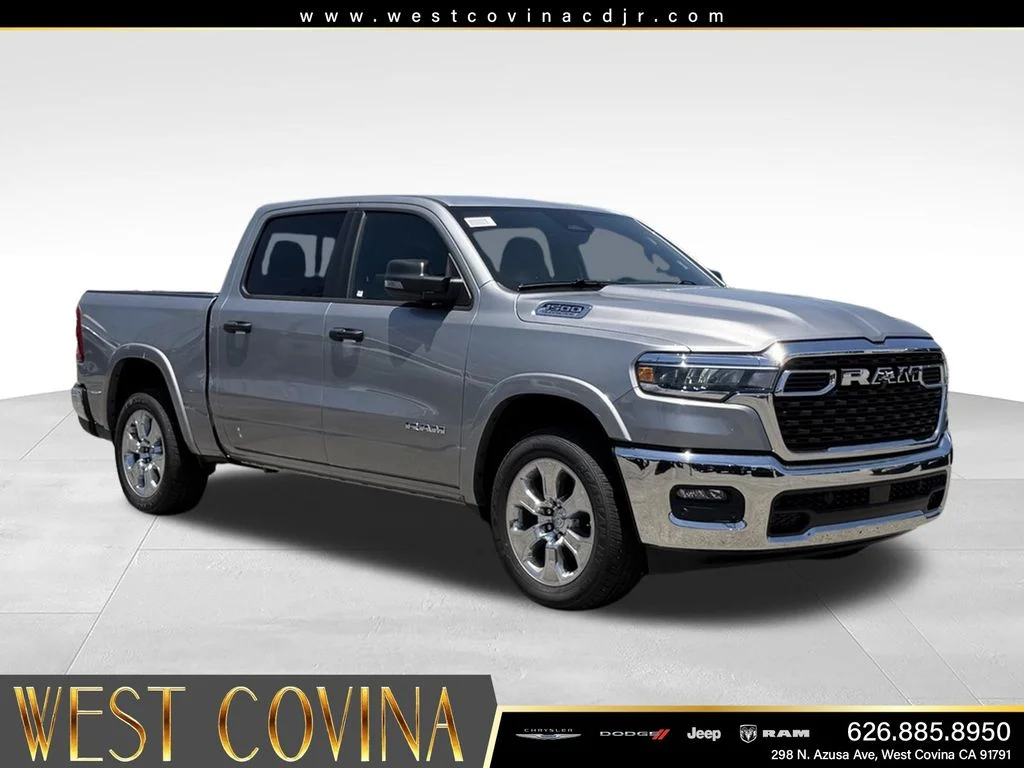 New 2026 Billet Silver Metallic Clear-Coat Exterior Paint RAM Big Horn/Lone Star image 5