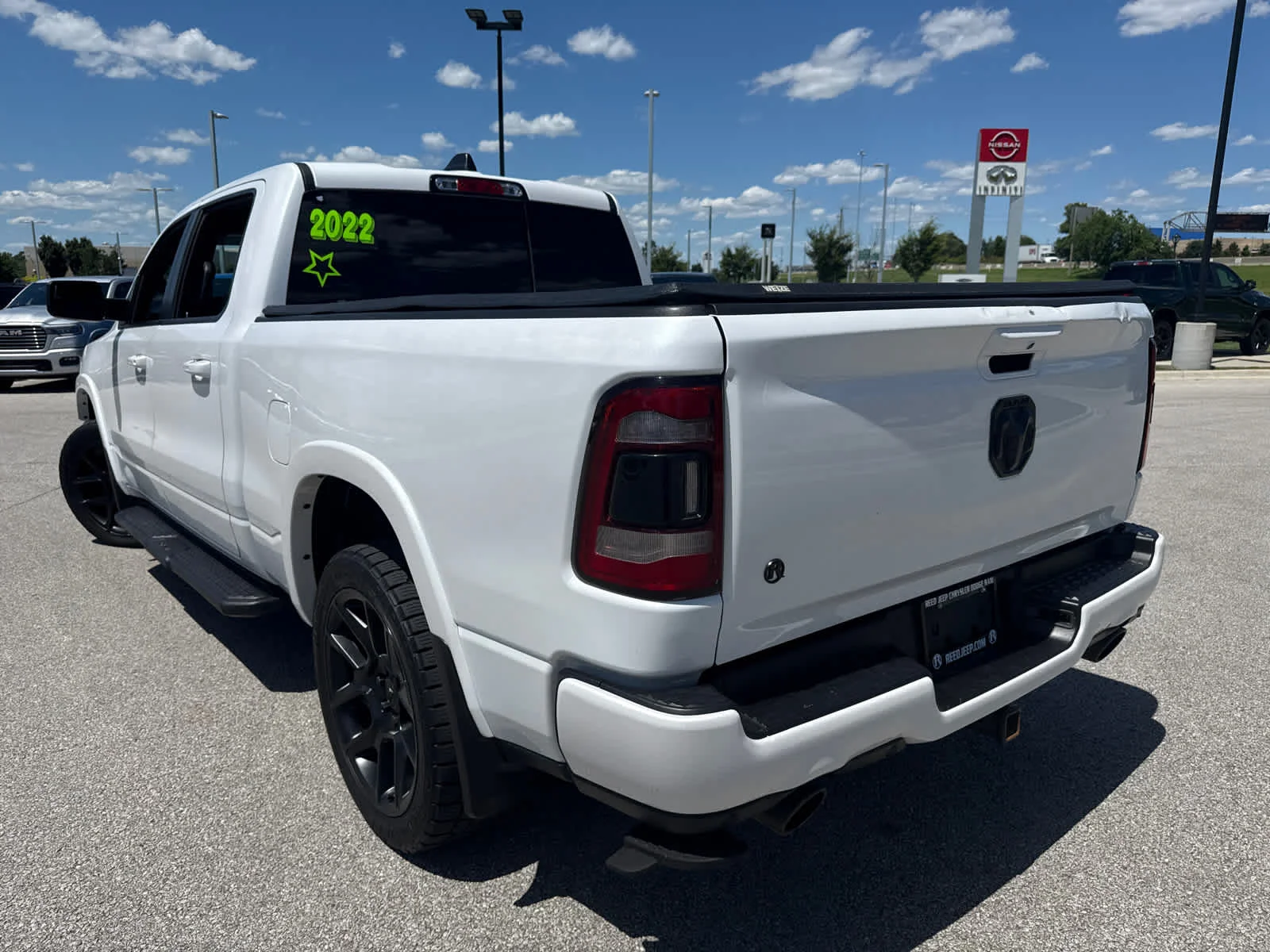 Used 2022 Ivory White Tri-Coat Pearlcoat Ram Laramie image 6