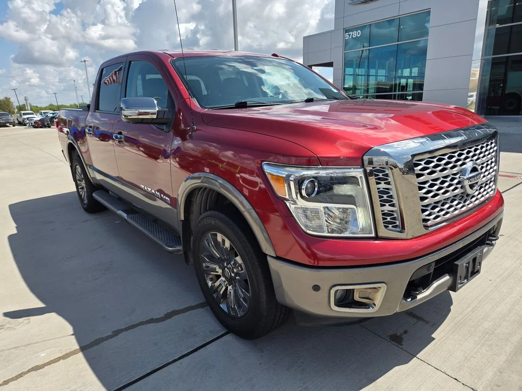 Used 2018 Red Nissan Platinum Reserve image 1