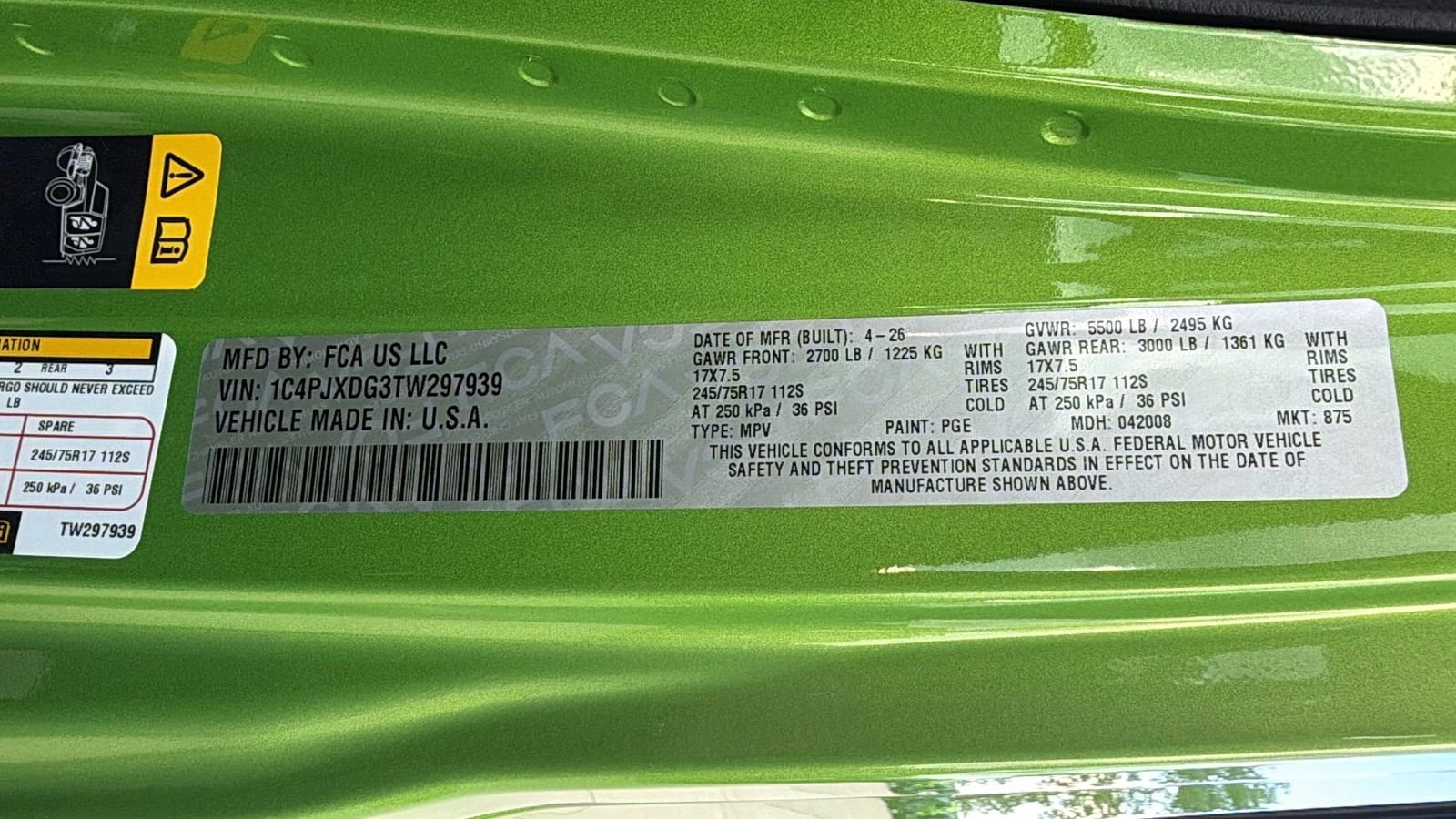 New 2026 Mojito Clearcoat Jeep Sport S image 31