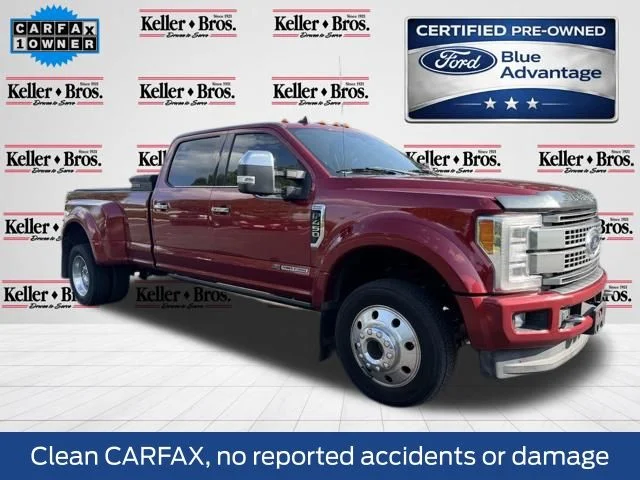 Certified Used 2019 Red Ford Platinum image 1