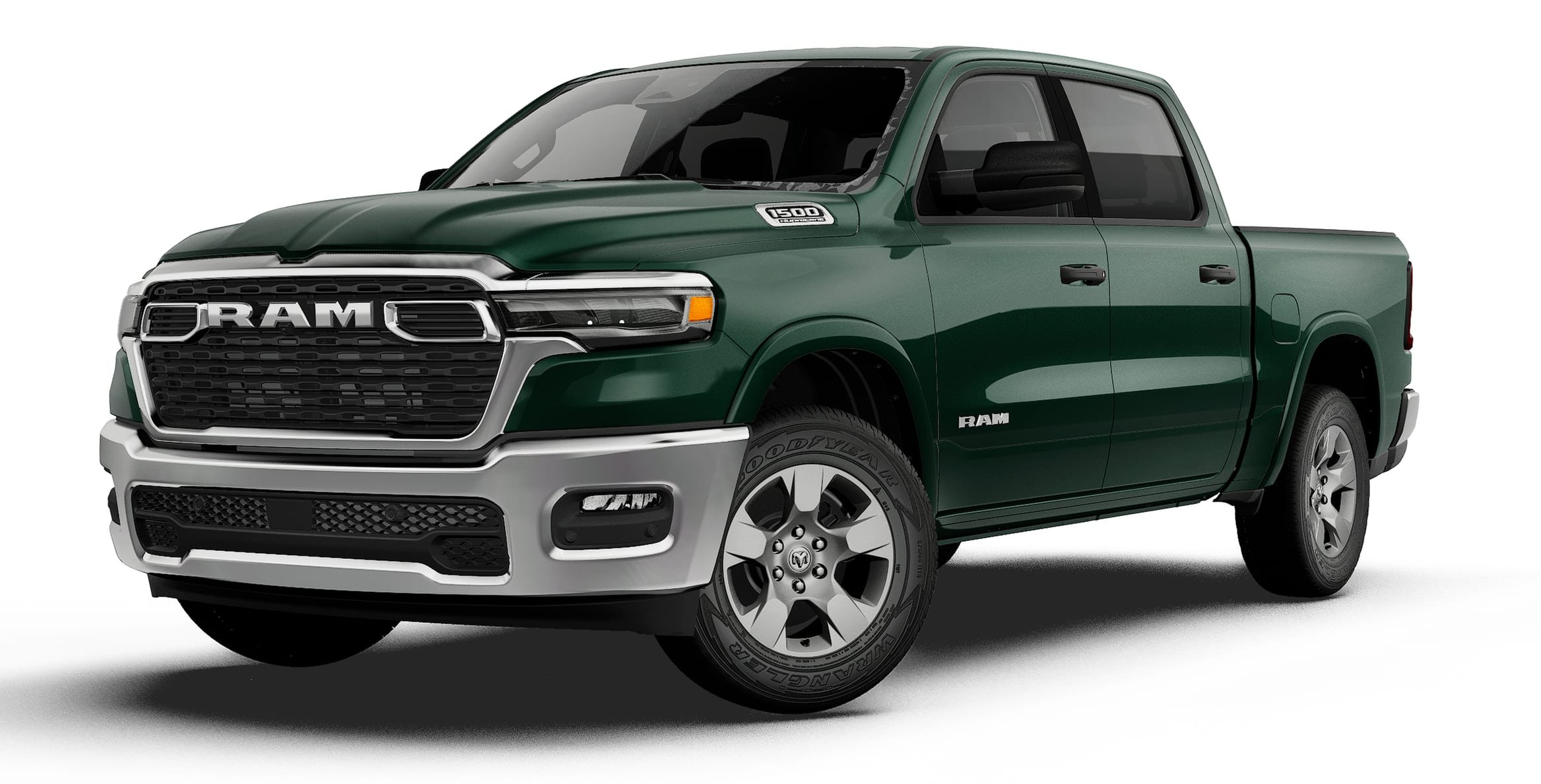 New 2027 Serrano-Green Metallic Exterior Paint RAM BIG HORN image 1