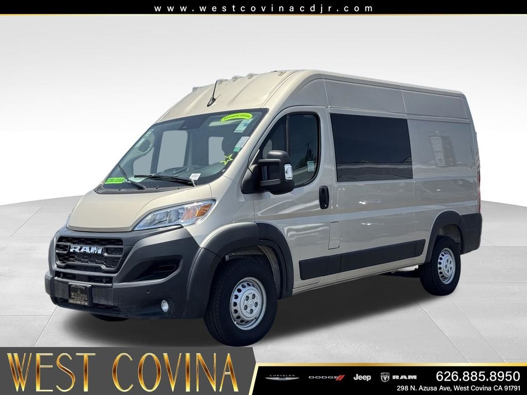 New 2025 Sandstone Pearlcoat RAM High Roof image 2
