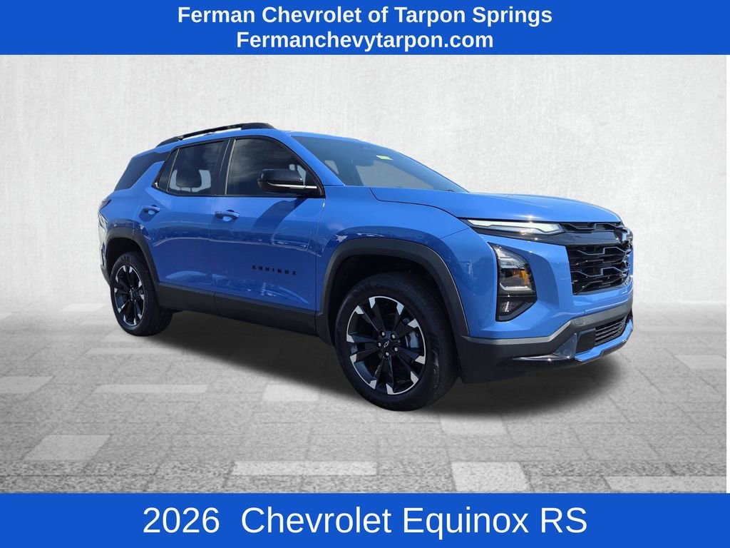New 2026 Reef Blue Metallic Chevrolet RS image 1