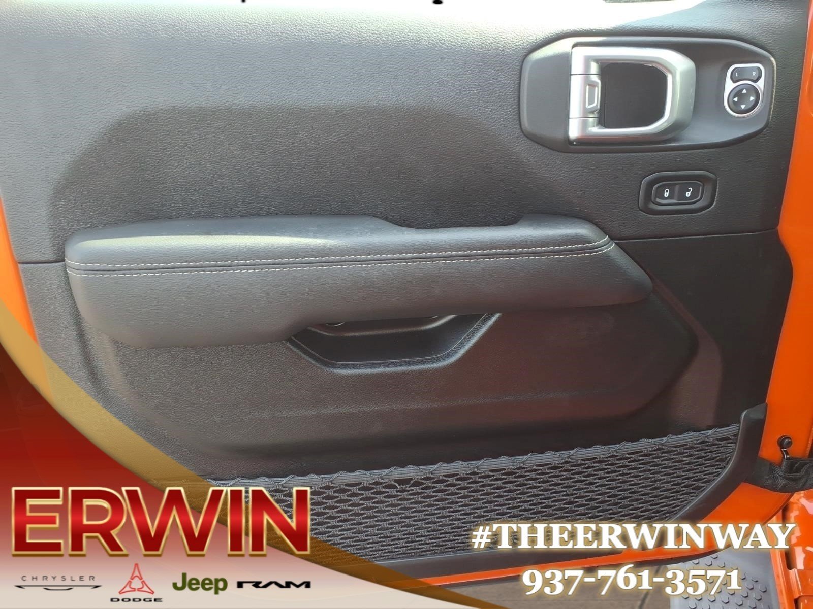 Used 2023 Orange Jeep Sahara 4xe image 10