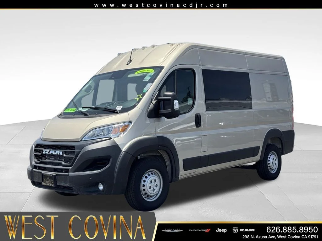 New 2025 Sandstone Pearlcoat RAM High Roof image 2