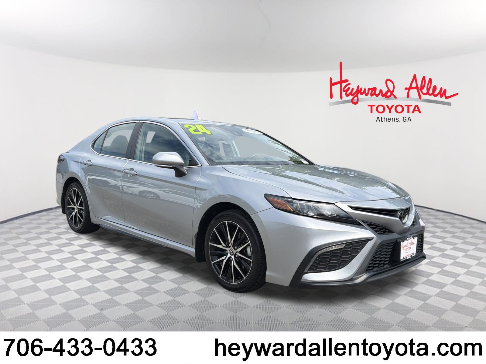Certified Used 2024 Celestial Silver Metallic Toyota SE image 1