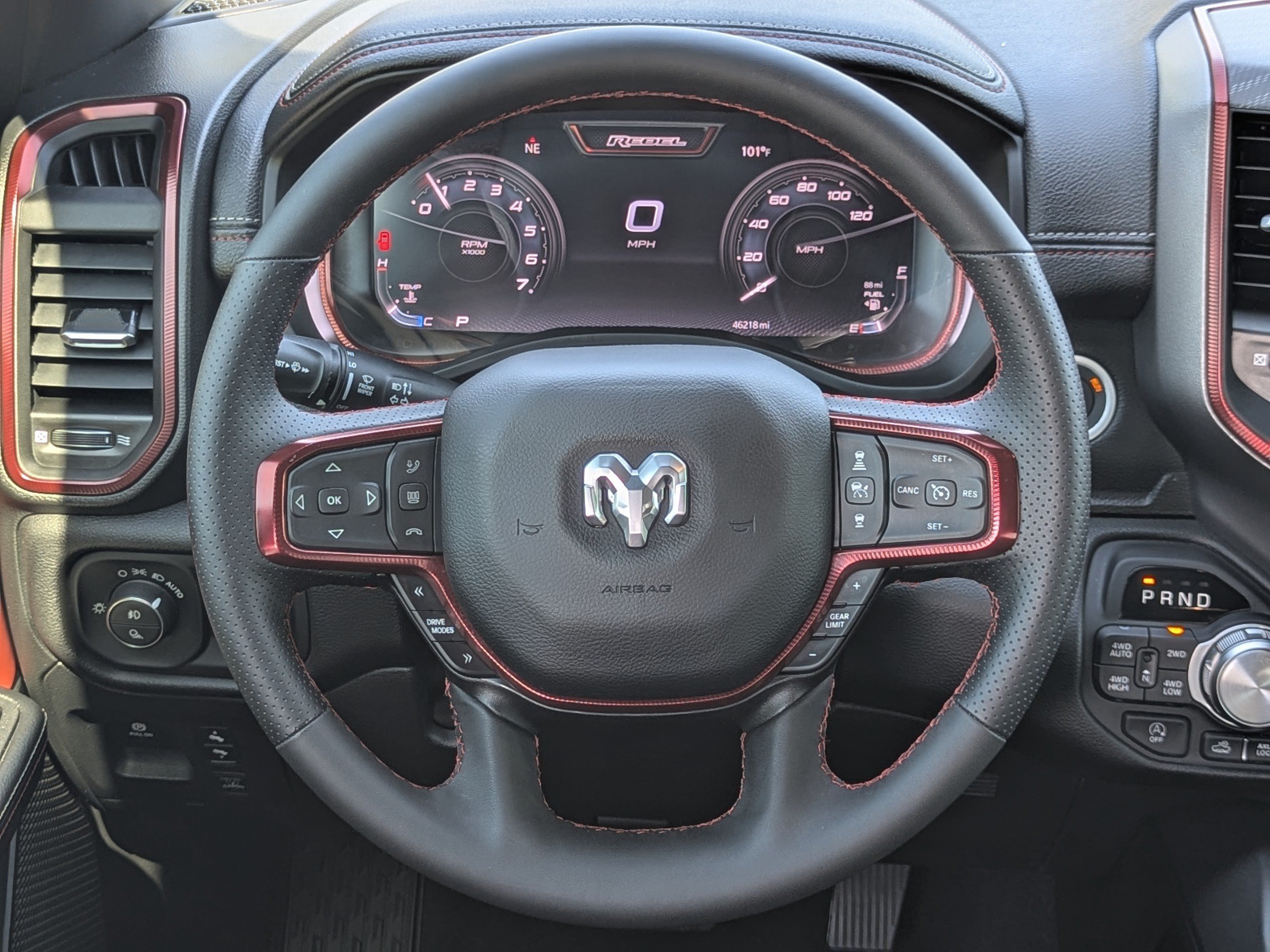 Used 2025 Bright White Clearcoat Ram Rebel image 24