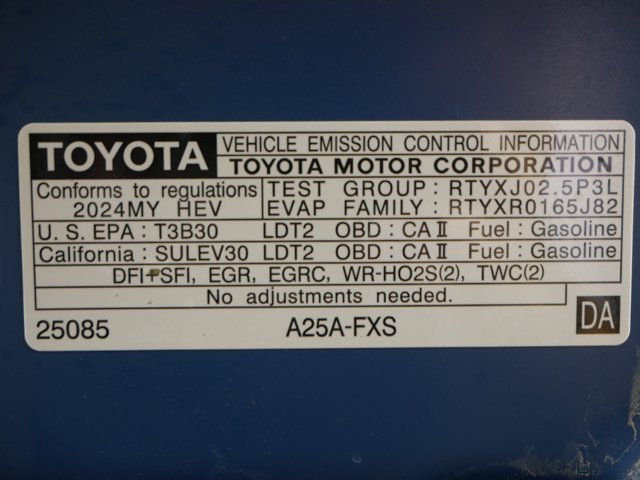Certified Used 2024 Cavalry Blue Toyota Hybrid SE w/ Weather Pkg image 29