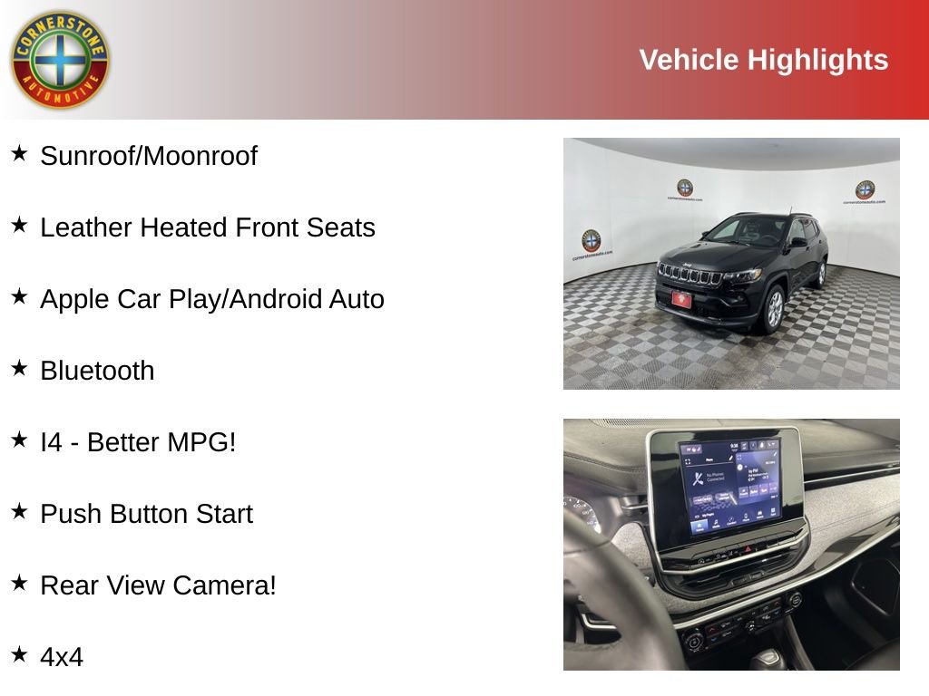 Used 2025 Jeep Compass Latitude with VIN 3C4NJDBN1ST548565 for sale in Elk River, Minnesota