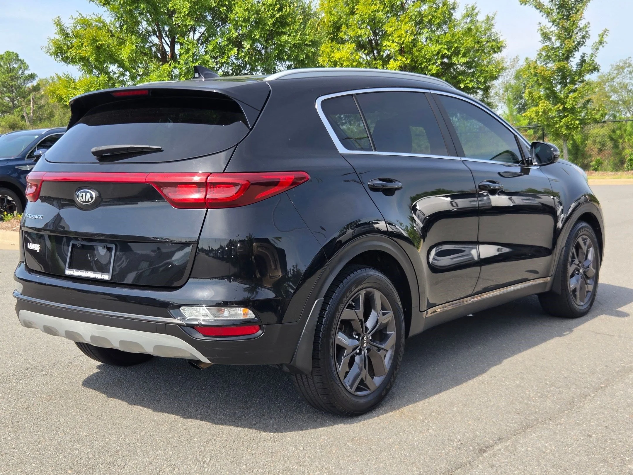 Used 2021 Black Cherry Kia S image 7