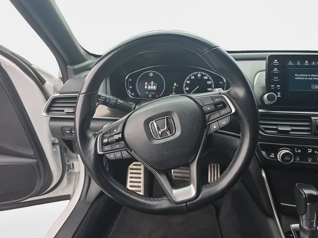 Certified Used 2022 Platinum White Pearl Honda 1.5T SPORT image 36