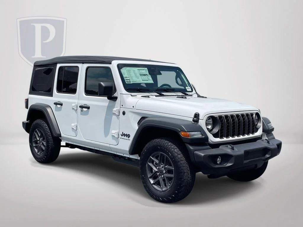 New 2026 Bright White Clear-Coat Exterior Paint Jeep Sport S image 2
