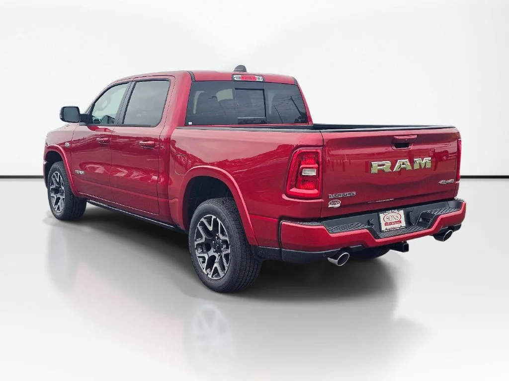 New 2027 Molten Red Pearl-Coat Exterior Paint RAM Laramie image 7