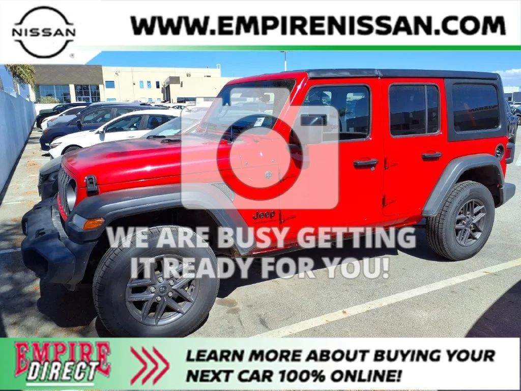 Used 2025 Red Jeep Sport S image 1