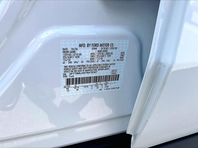 New 2026 White Ford XLT image 14