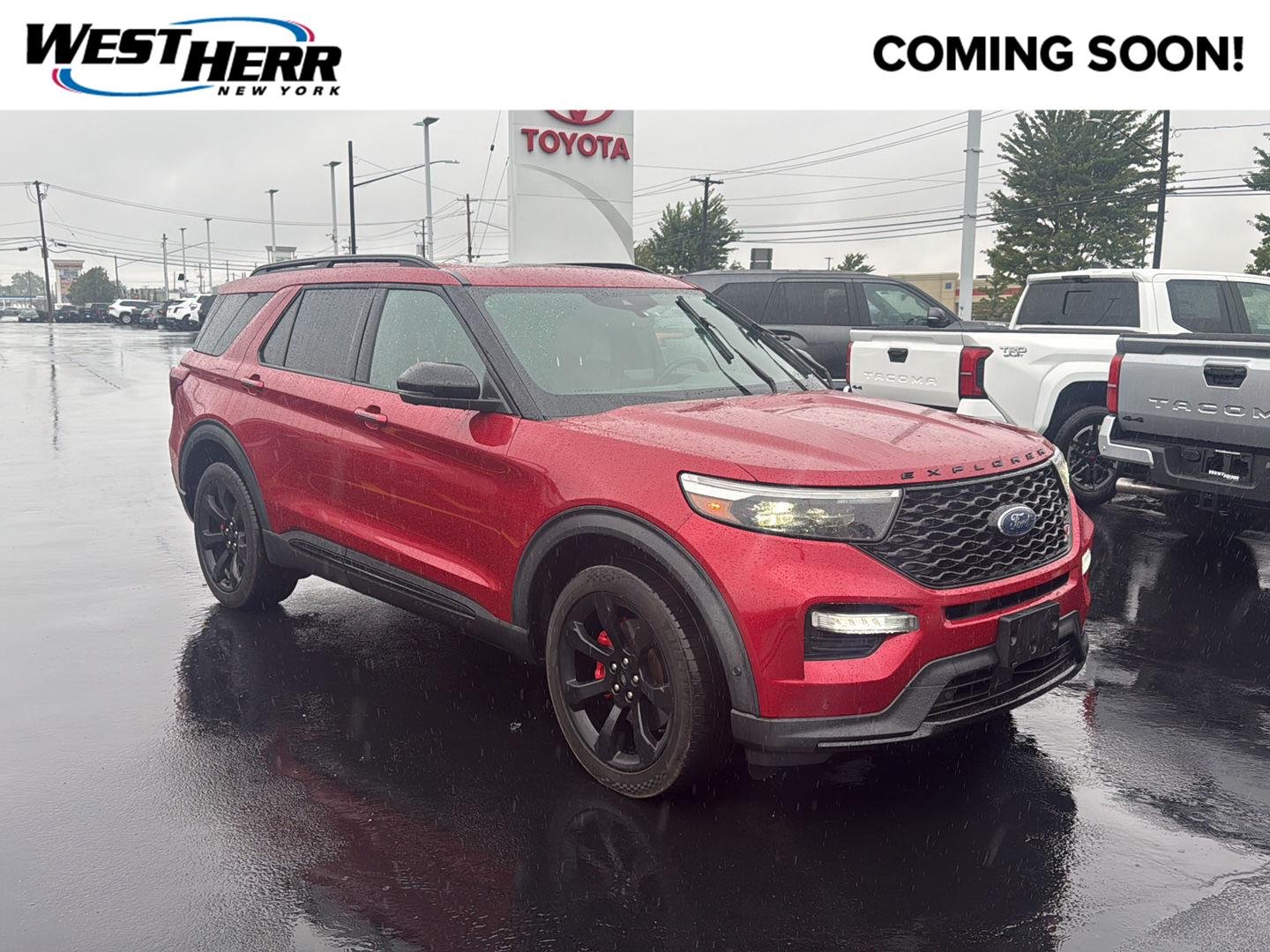 Used 2020 Rapid Red Metallic Tinted Clearcoat Ford ST image 1