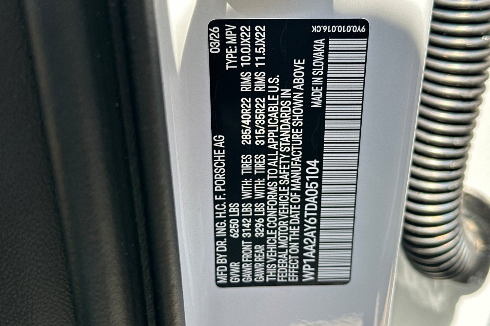 New 2026 Carrara White Metallic Porsche  image 29