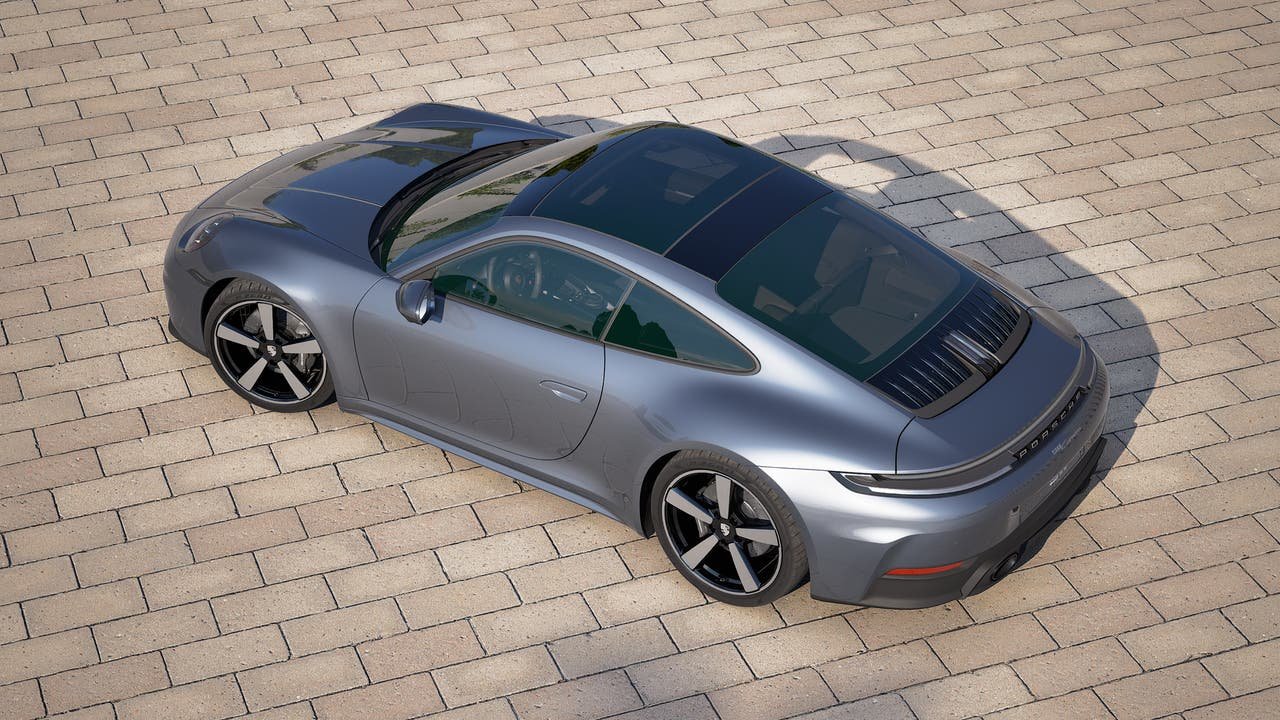 New 2026 Vanadium Grey Metallic Porsche Carrera image 4