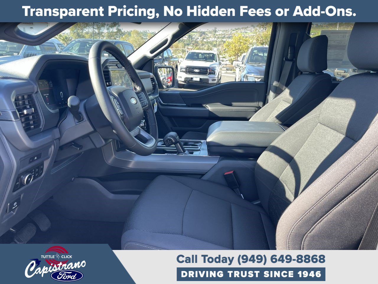 New 2025 Agate Black Metallic Ford XLT image 17