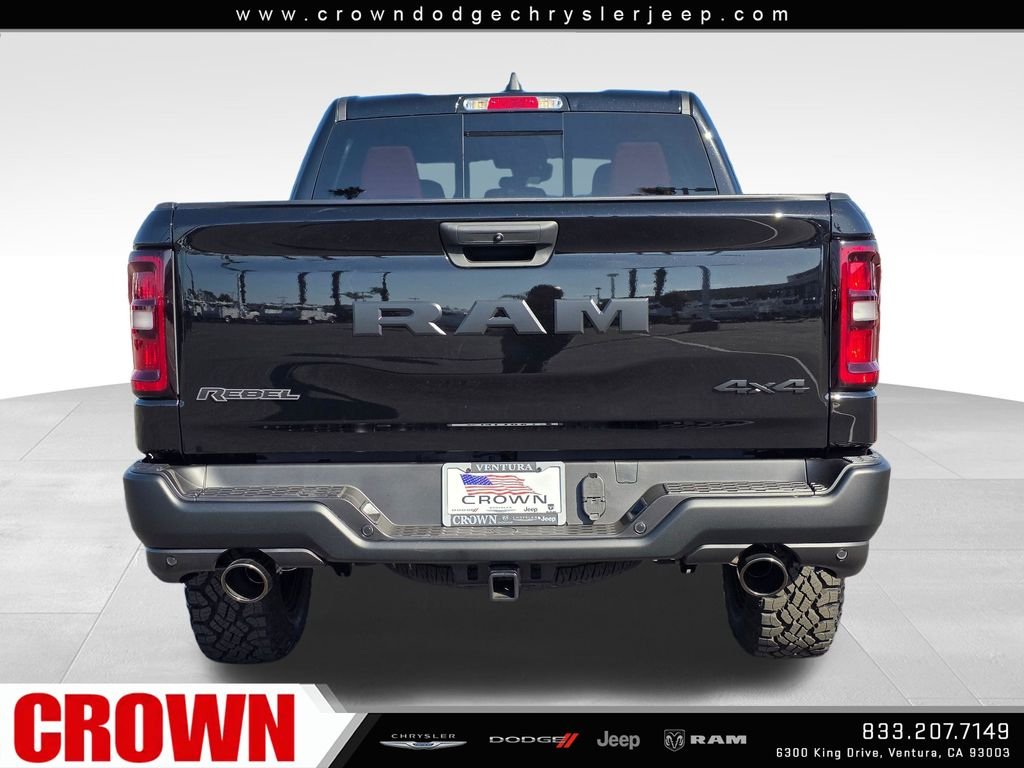 New 2026 Diamond Black Crystal Pearl-Coat Exterior Paint RAM Rebel image 6