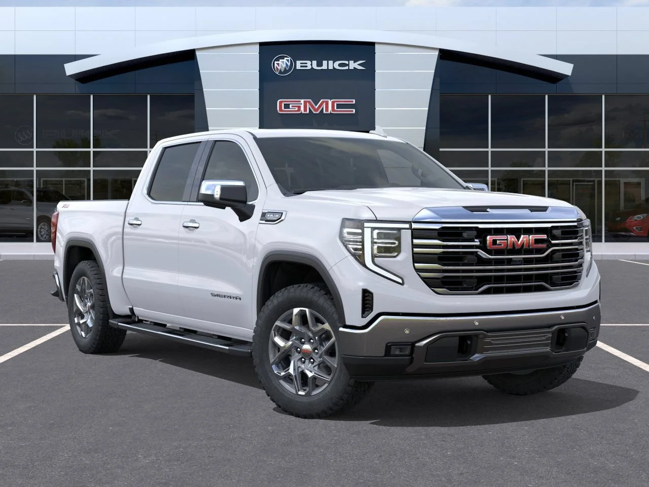 New 2026 Summit White GMC SLT image 7
