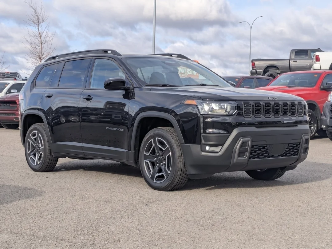New 2026 Black Jeep Laredo - - 4x4 - 1.6L I-4 Turbo Hybrid - 12.3 Uconnect Display - Heated Seats/Steering & More! image 2