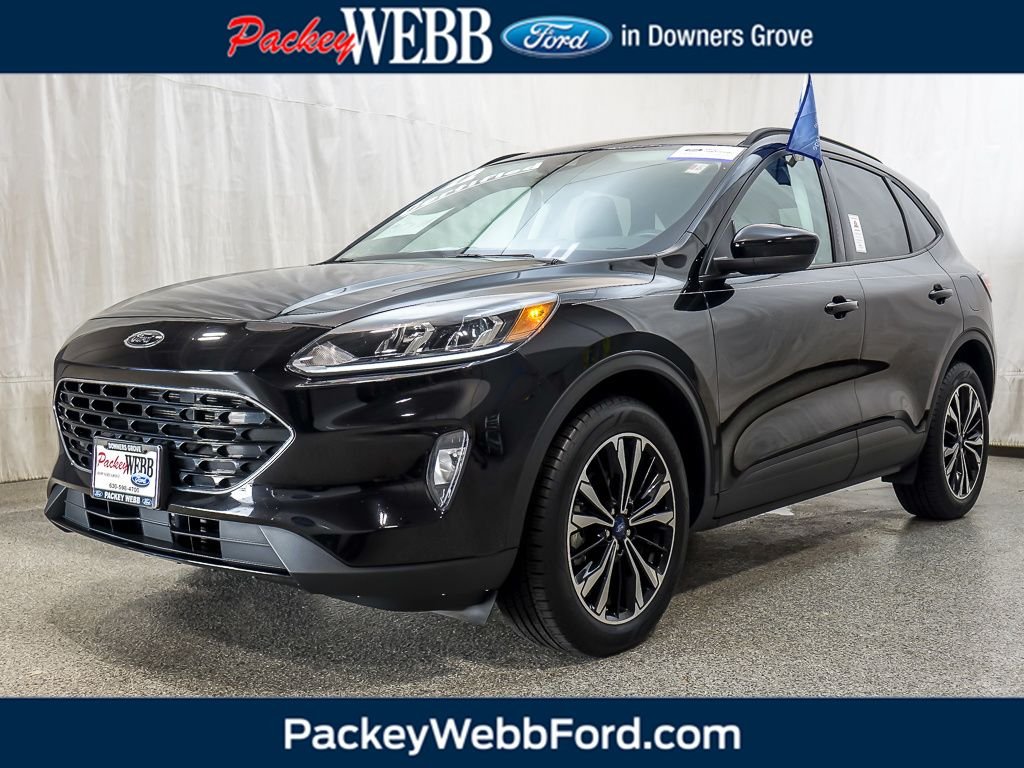 Certified Used 2022 Black Metallic Ford SEL image 1
