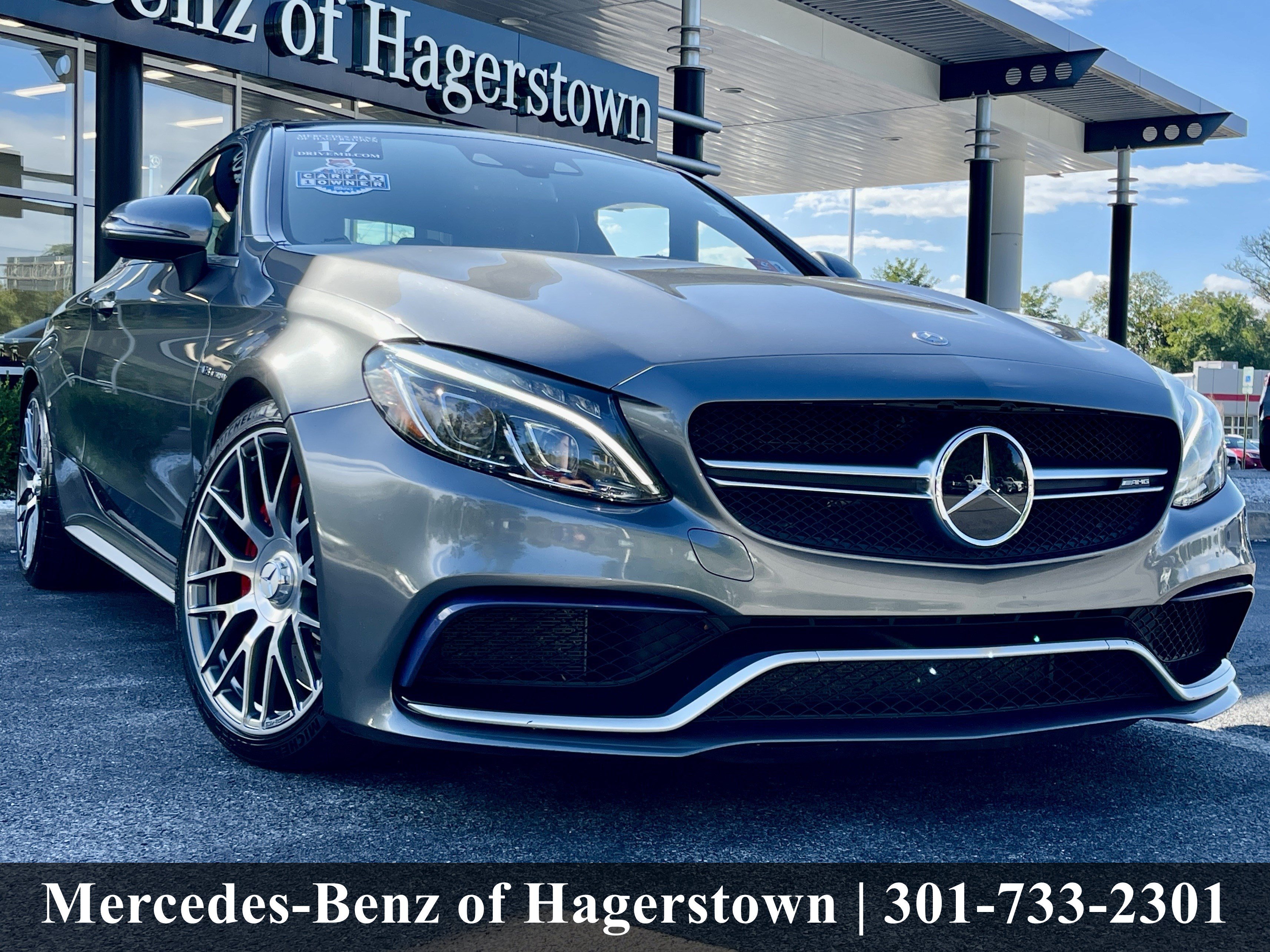 Used 2017 Selenite Grey Metallic Mercedes-Benz AMG® C 63 S Coupe image 1