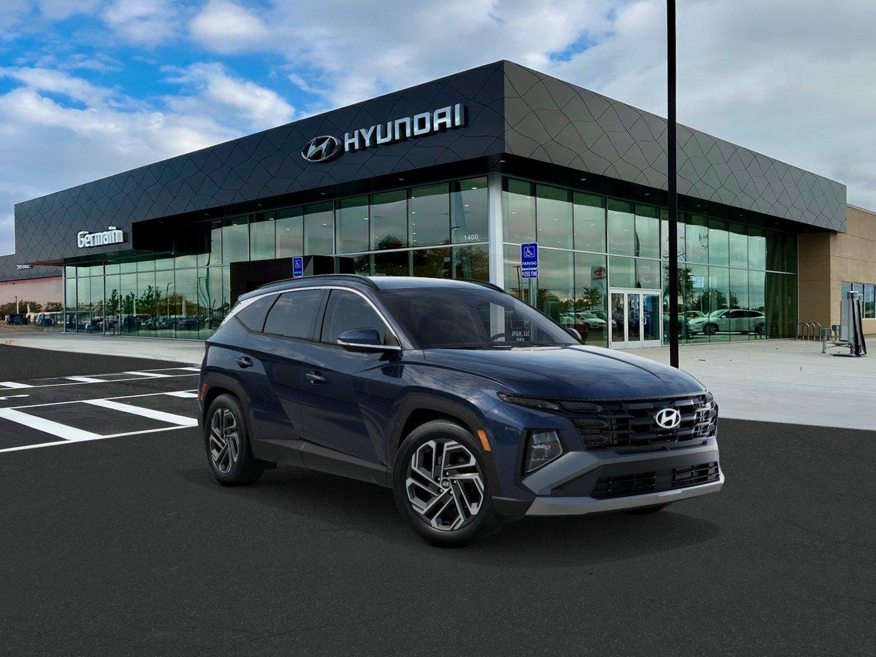 New 2026 Atlantis Blue Hyundai SEL Plus AWD image 2