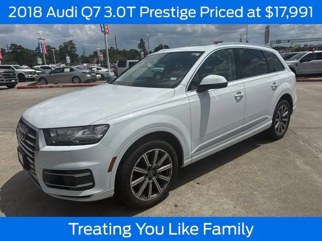 Used 2018 Glacier White Metallic Audi 3.0T Prestige image 1