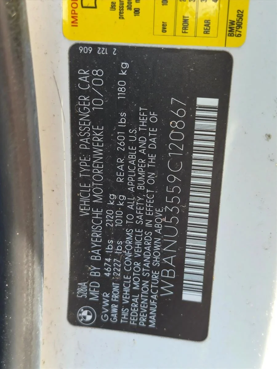 Used 2009 Alpine White BMW 528i image 25