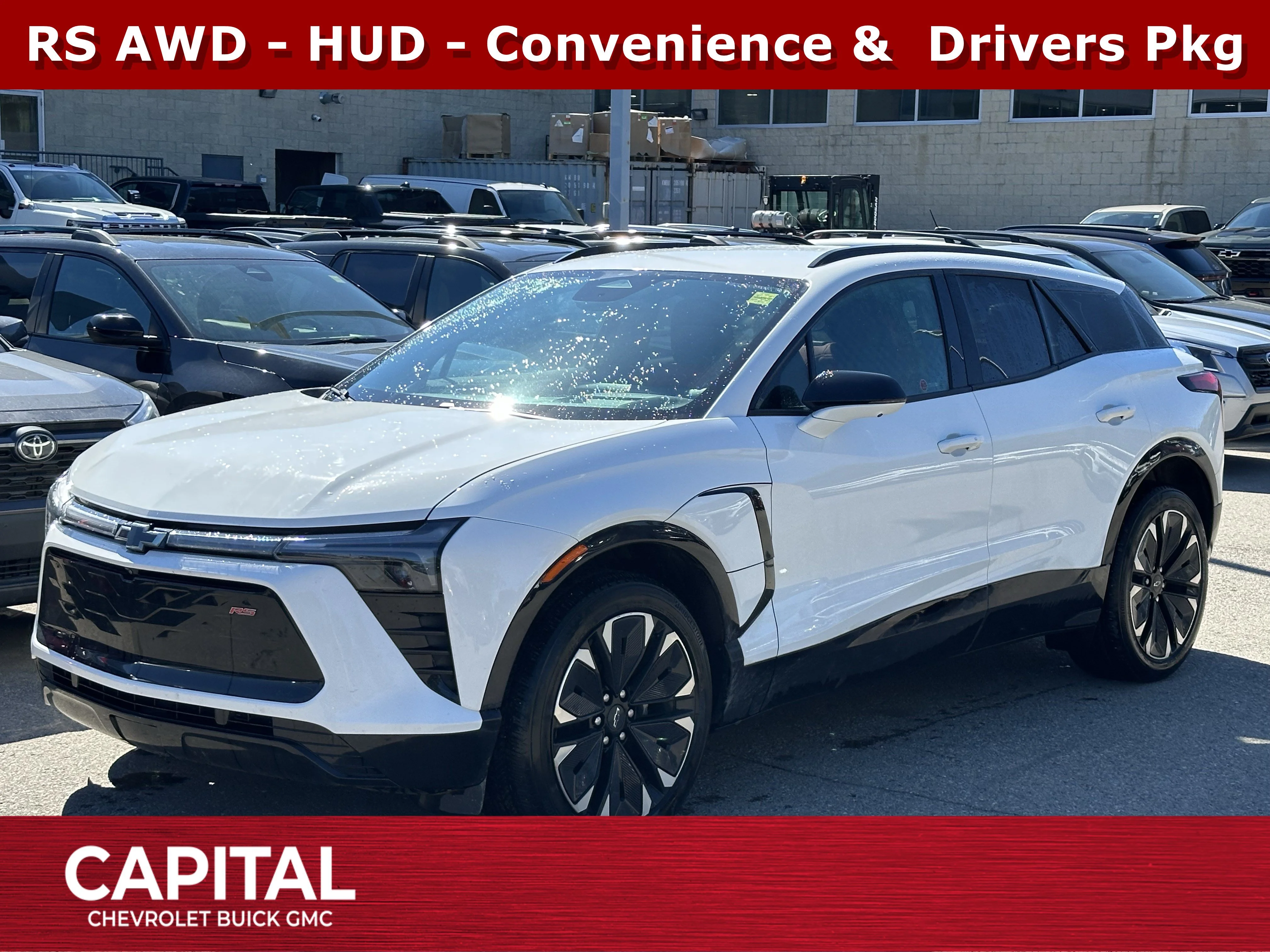 Certified Used 2024 White Chevrolet eAWD RS image 1