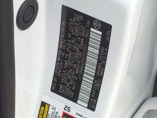 Used 2025 White Toyota SE image 38