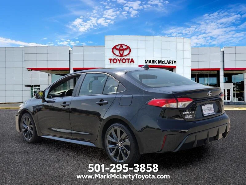 Used 2025 Midnight Black Metallic TOYOTA SE CVT image 3