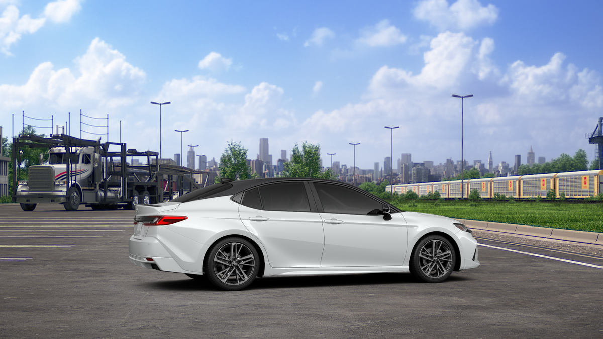 New 2027 Wind Chill Pearl with Midnight Black Metallic roof Toyota XSE image 11