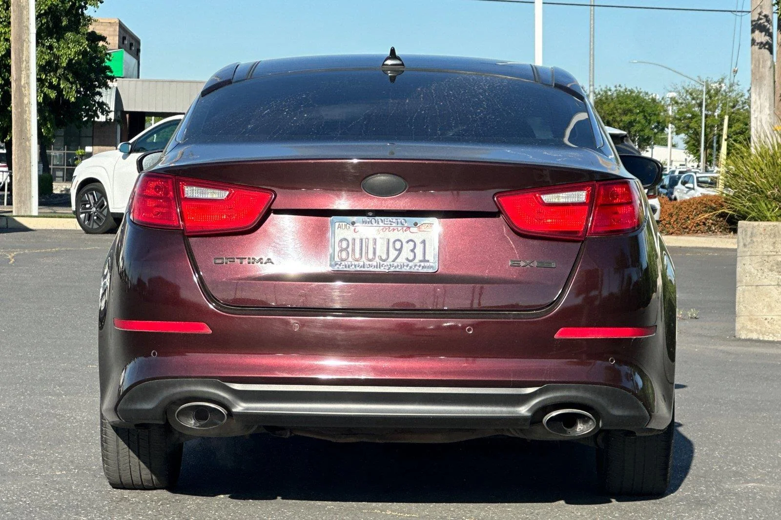 Used 2015 Dark Cherry Kia EX image 4