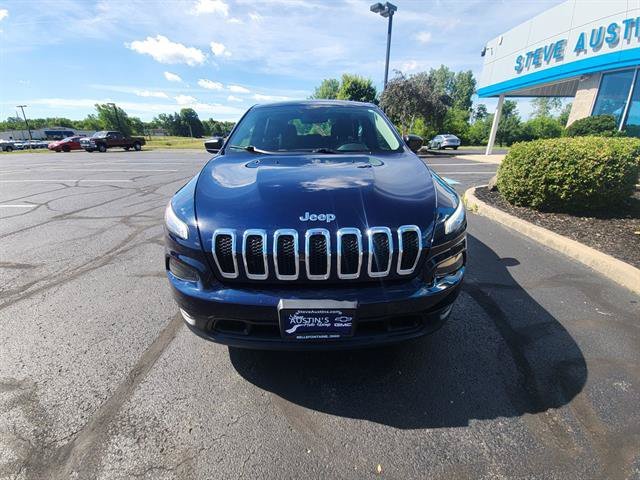 Used 2016 Jeep Cherokee Sport with VIN 1C4PJLAB6GW217394 for sale in Bellefontaine, OH