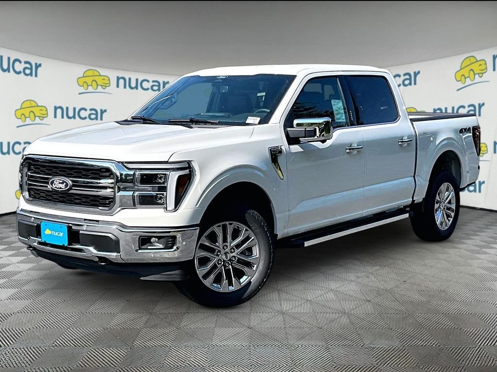 New 2026 Star White Metallic Tri-Coat Ford Lariat image 2