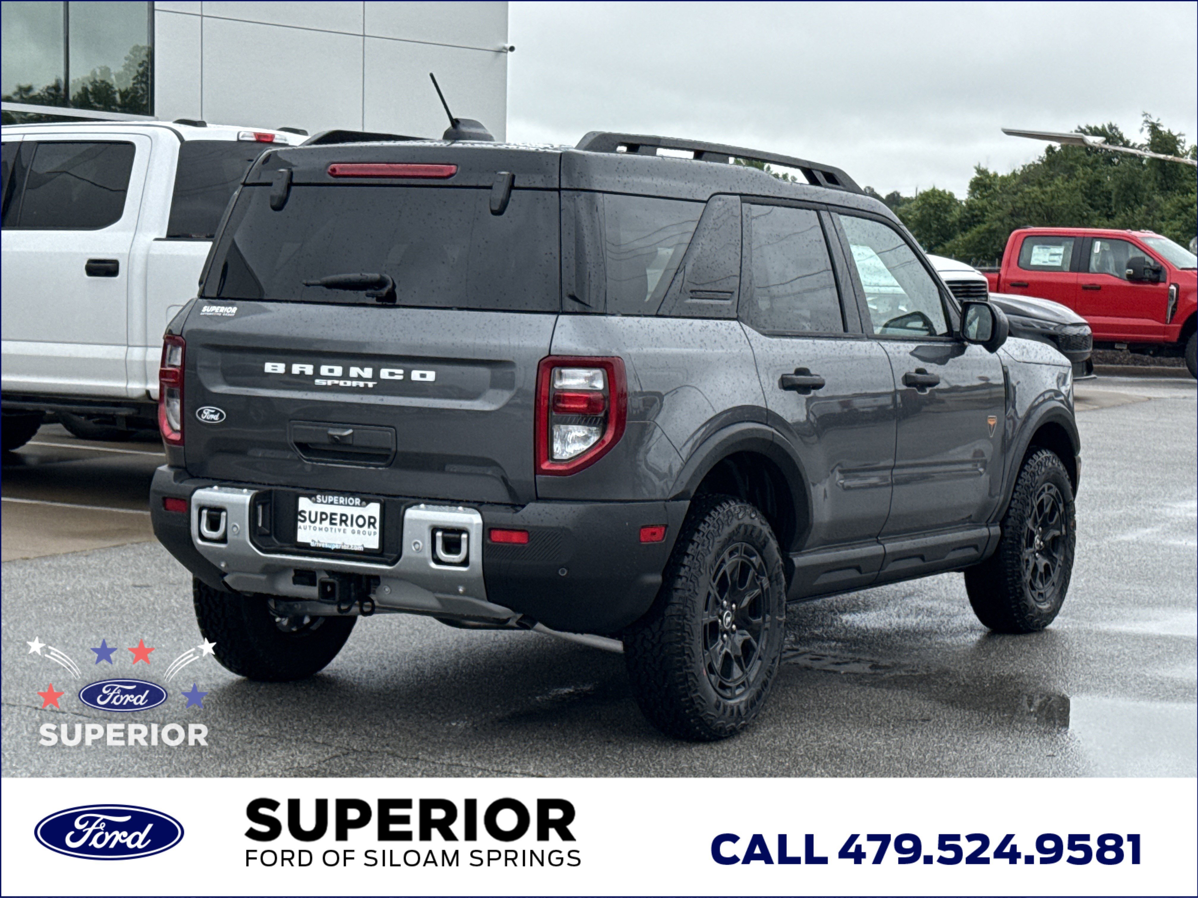 New 2026 Carbonized Gray Metallic Ford Badlands 4WD image 3