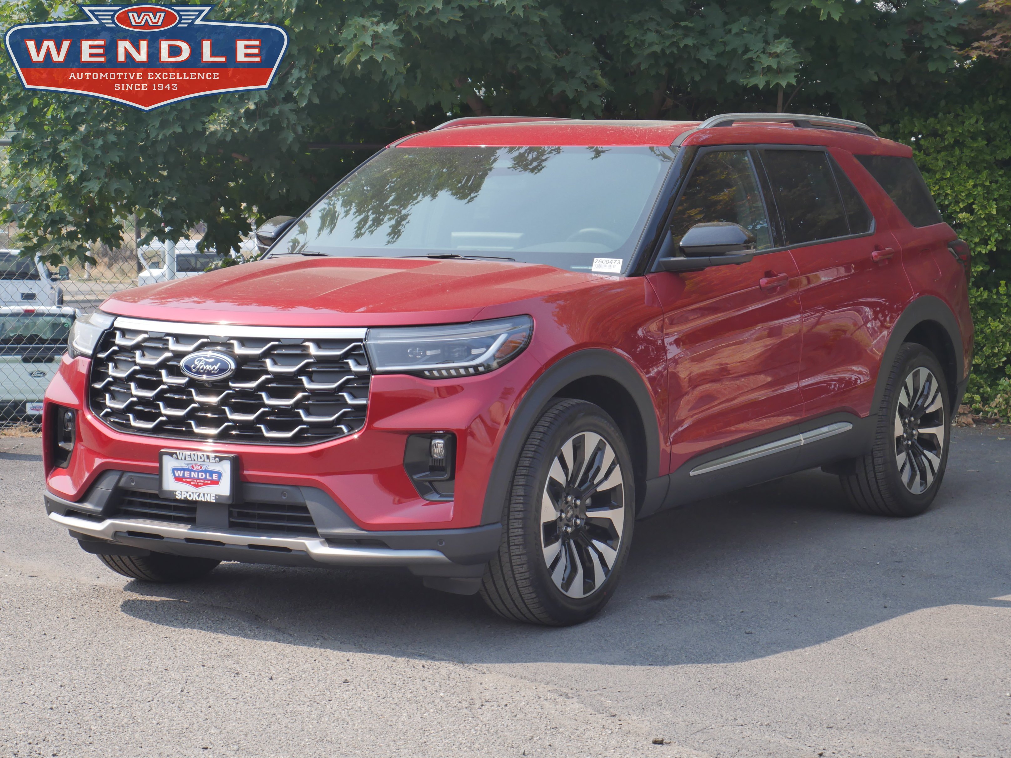 New 2026 Rapid Red Metallic Tinted Clearcoat Ford Platinum™ image 1